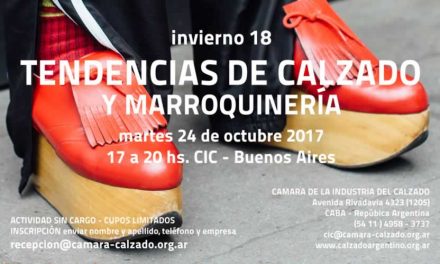 SEMINARIO TENDENCIAS DE CALZADO EN CIC/ INTI TEXTILES 24 Octubre 2017