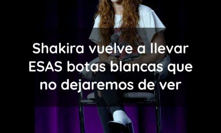 Shakira vuelve a llevar ESAS botas blancas que no dejaremos de ver