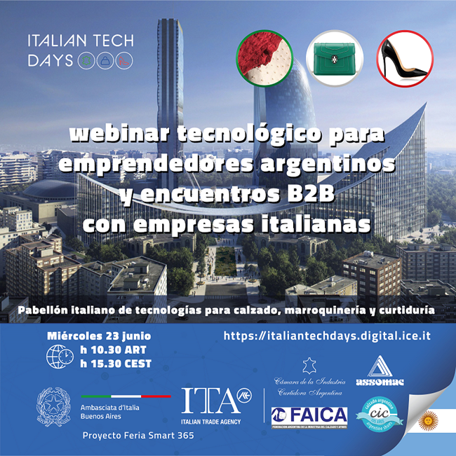 ITALIA – ARGENTINA: WEBINAR TECNOLOGICO Y RONDA DE NEGOCIOS